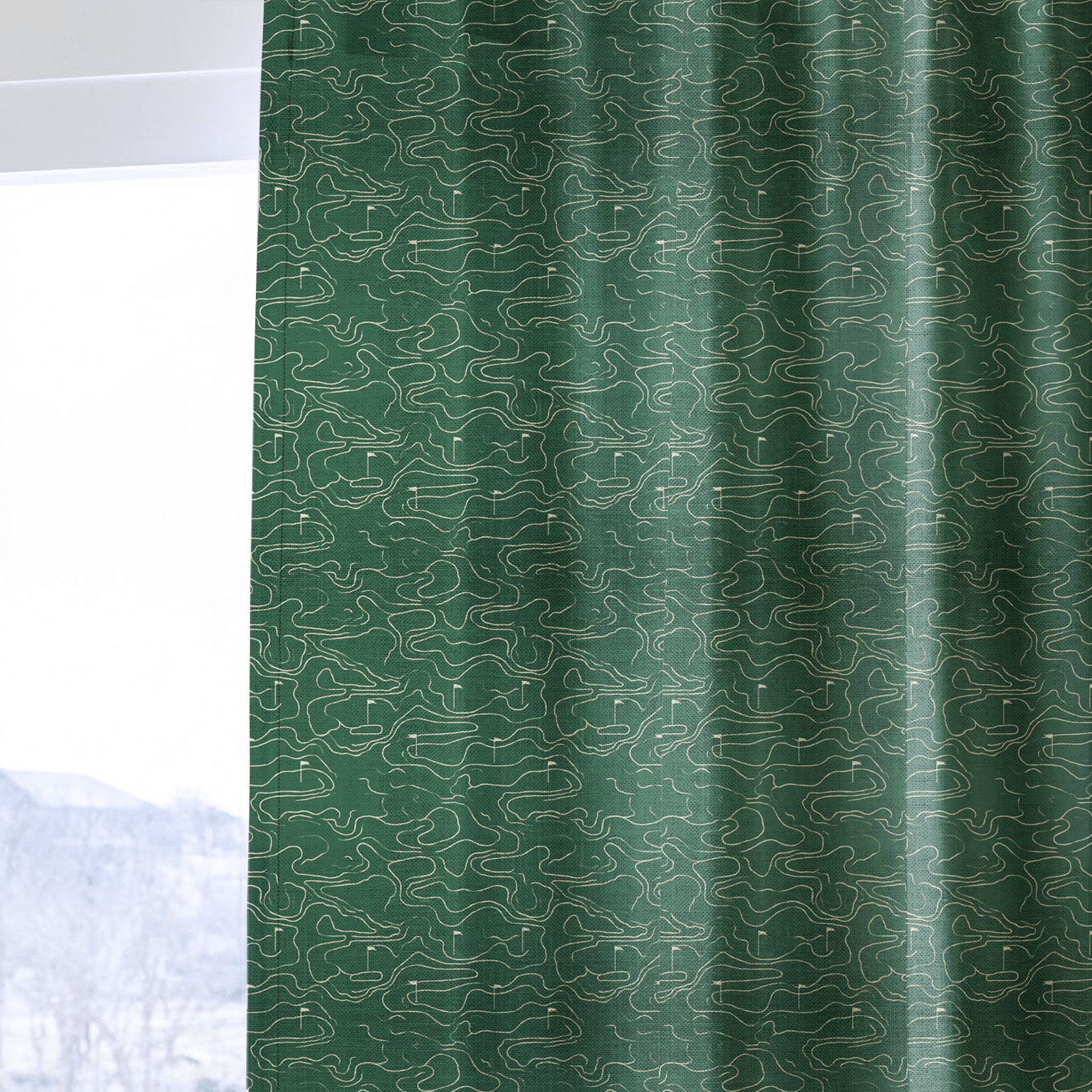 The Course - Curtain Panel - The Drapery