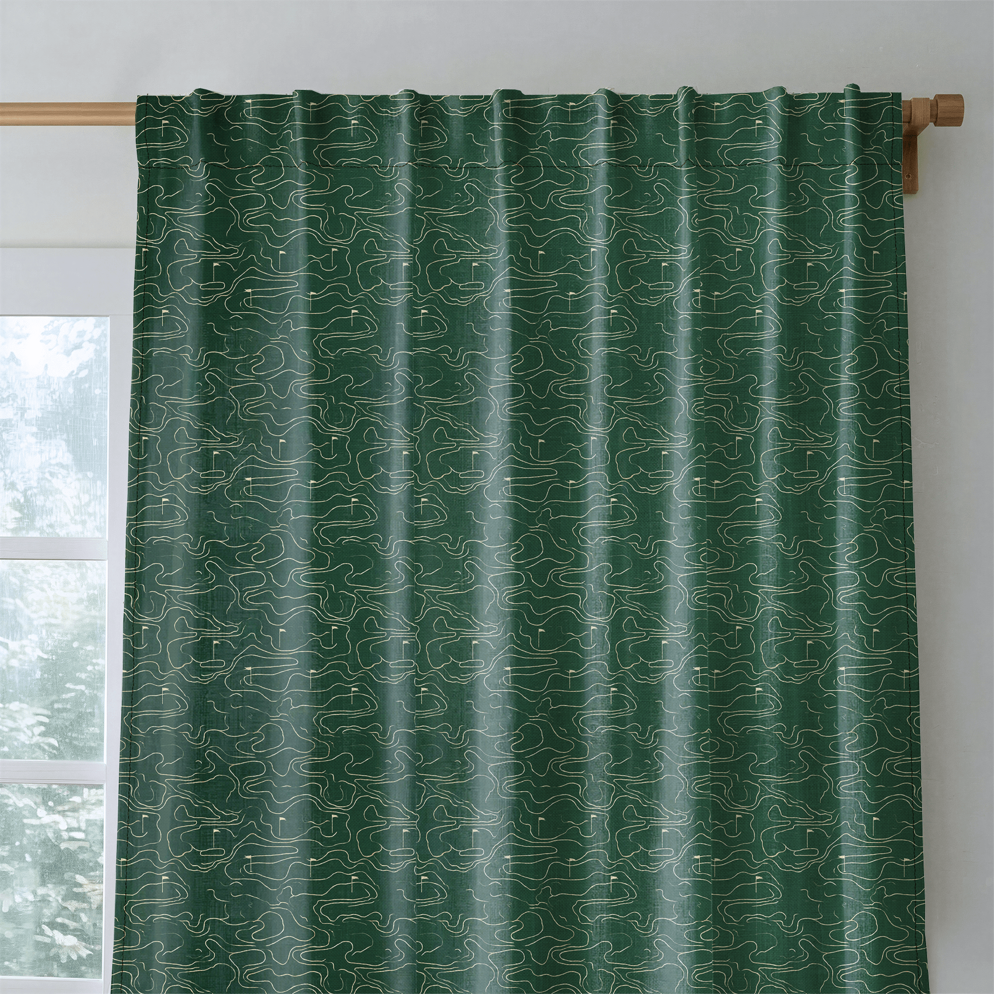 The Course - Curtain Panel - The Drapery