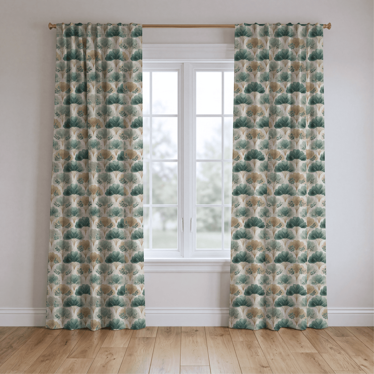 The Gingko Walk - Curtain Panel - The Drapery