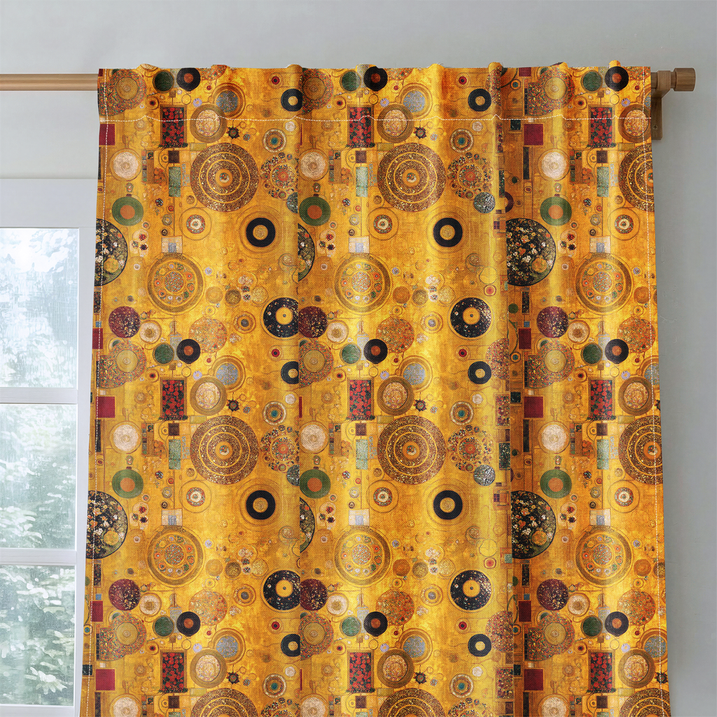 The Kiss - Curtain Panel - The Drapery