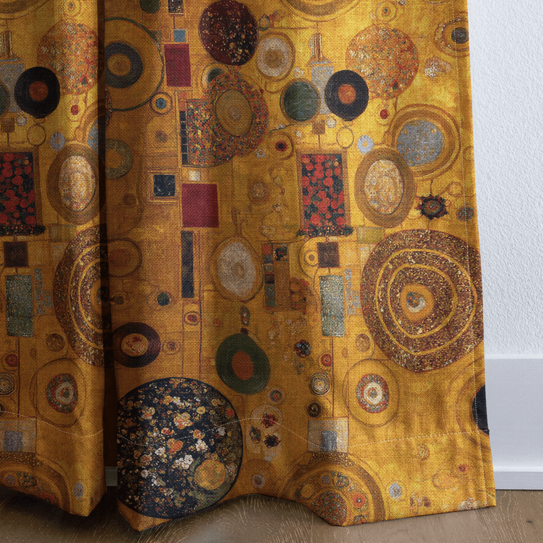 The Kiss - Curtain Panel - The Drapery