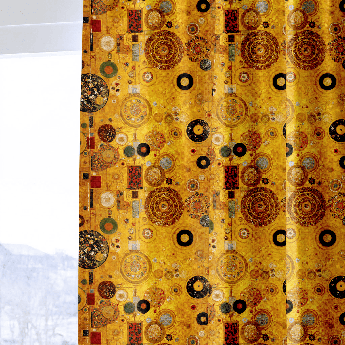 The Kiss - Curtain Panel - The Drapery