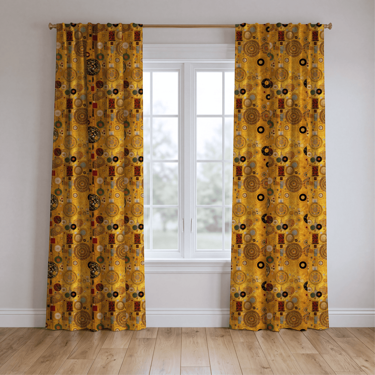 The Kiss - Curtain Panel - The Drapery