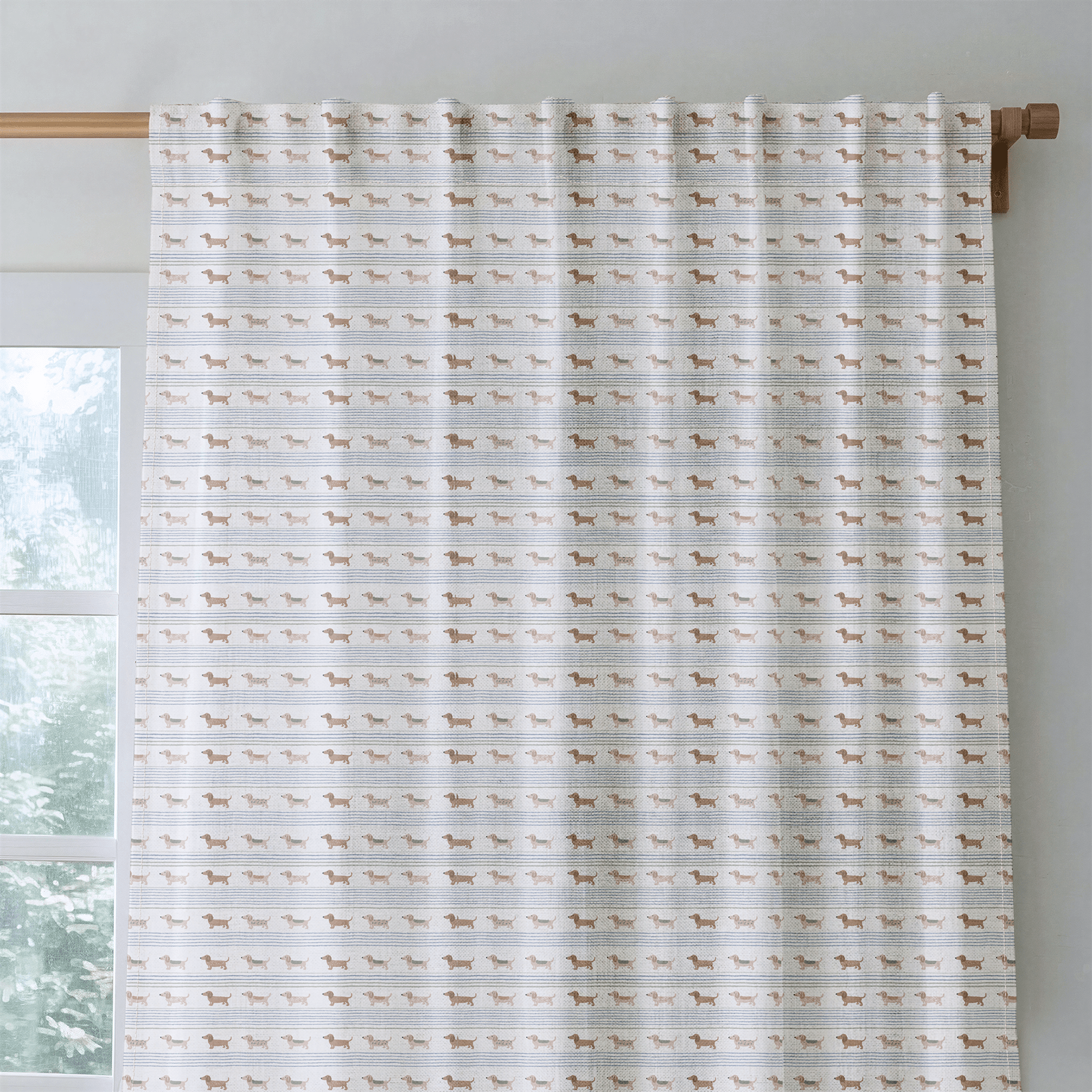 The Long Drift - Curtain Panel - The Drapery