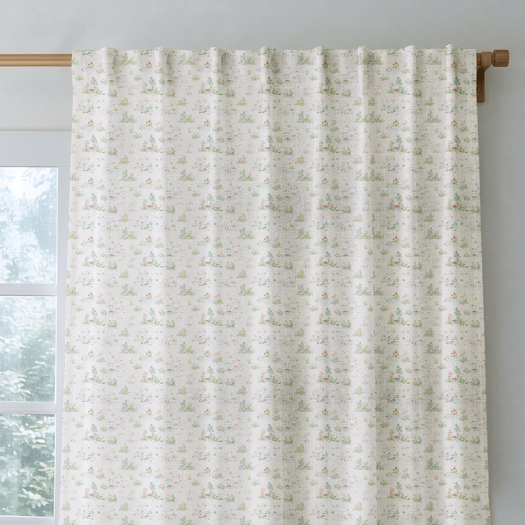 The Muddy Bank - Curtain Panel - The Drapery
