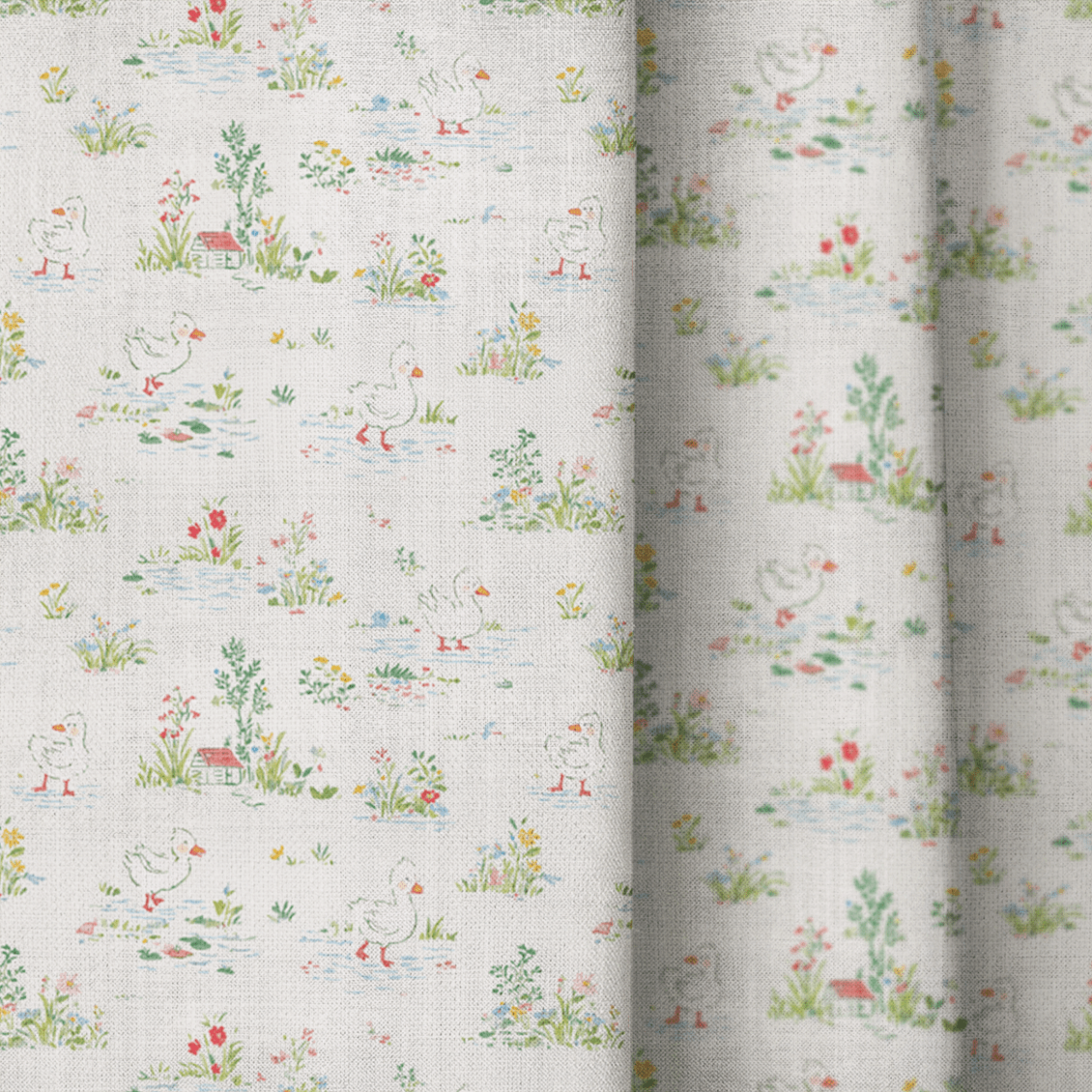 The Muddy Bank - Curtain Panel - The Drapery