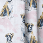 The Noble Boxer - Curtain Panel - The Drapery