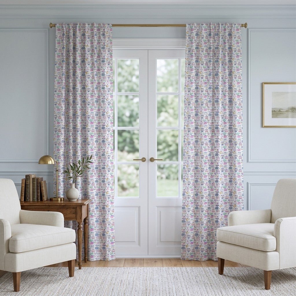 The Patisserie - Curtain Panel - The Drapery