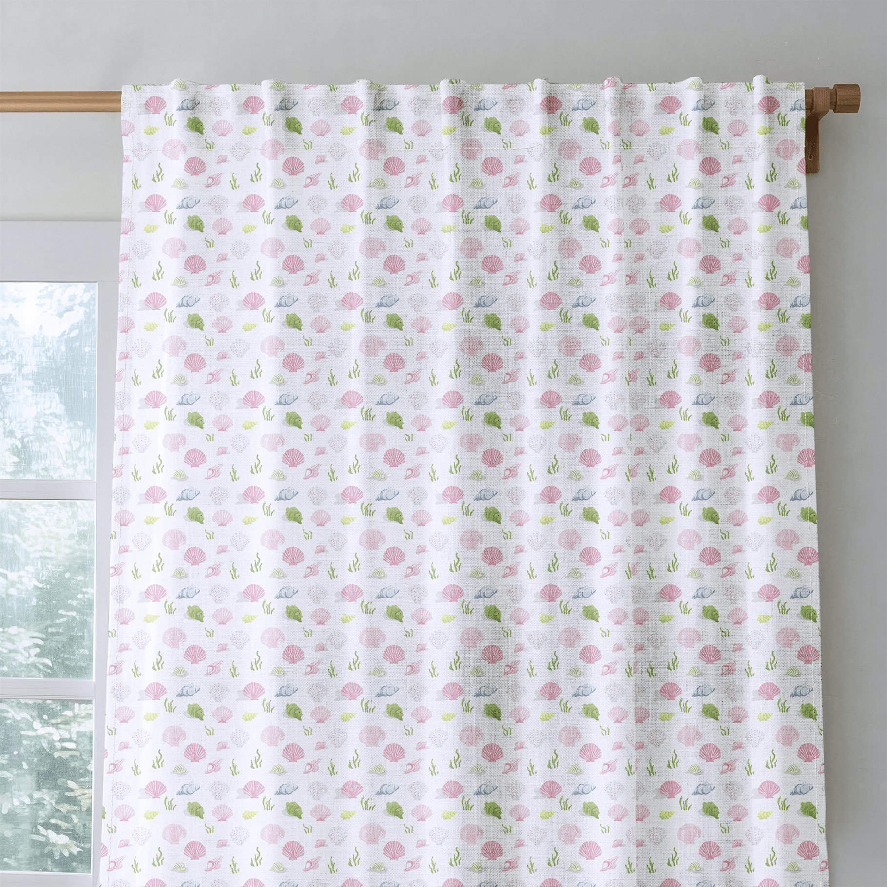 The Sea Floor - Curtain Panel - The Drapery