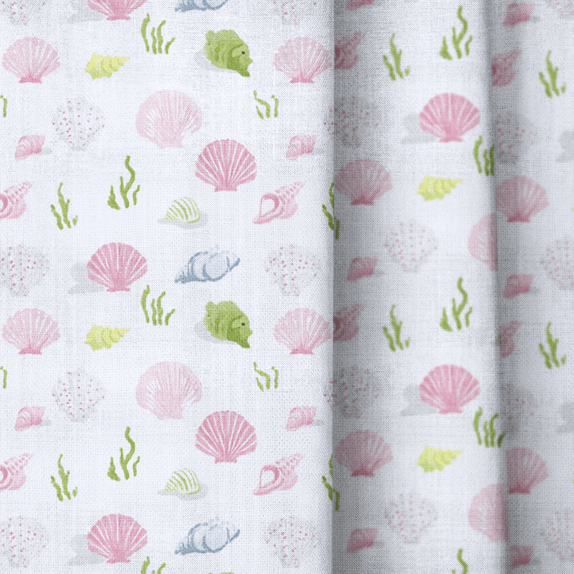 The Sea Floor - Curtain Panel - The Drapery