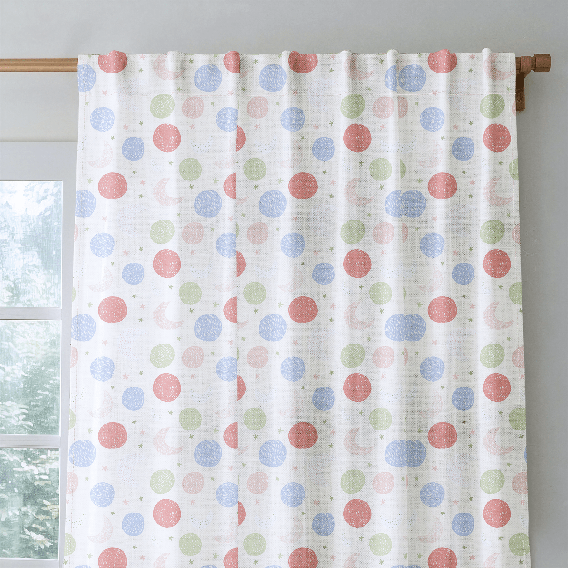 The Tiny Phase - Curtain Panel - The Drapery