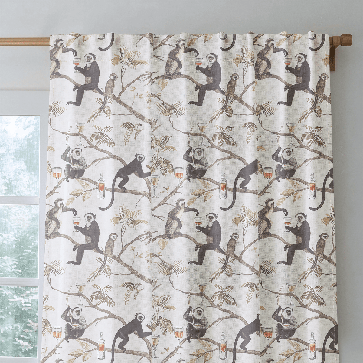 The Treetop Bar - Curtain Panel - The Drapery