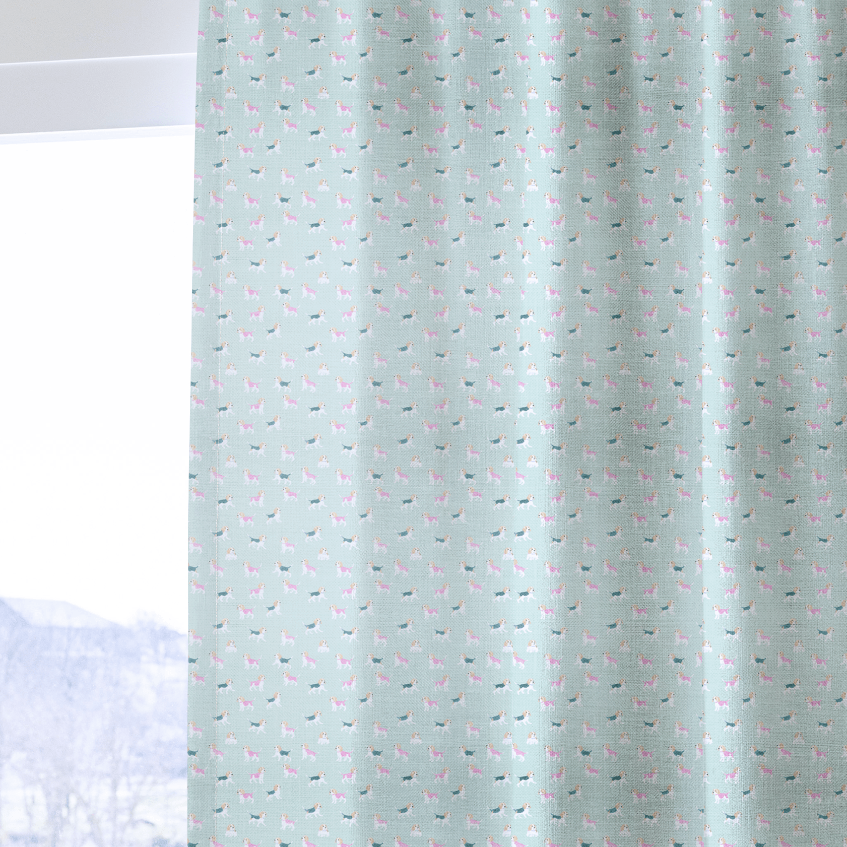 The True Hound - Curtain Panel - The Drapery