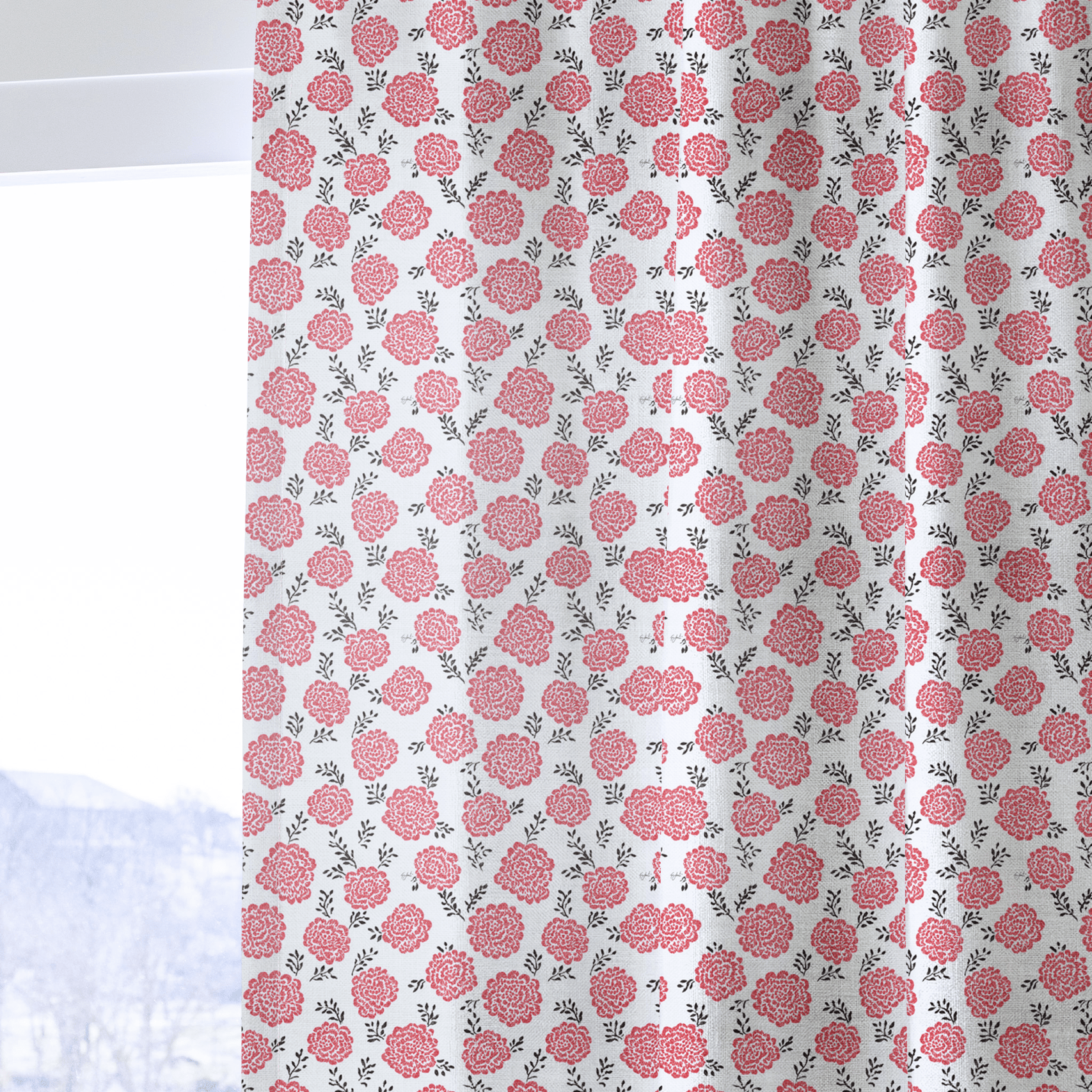 Theron Garden - Curtain Panel - The Drapery