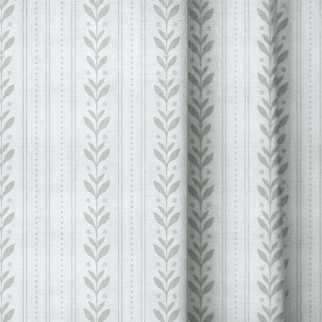 Thyme Trellis - Curtain Panel - The Drapery