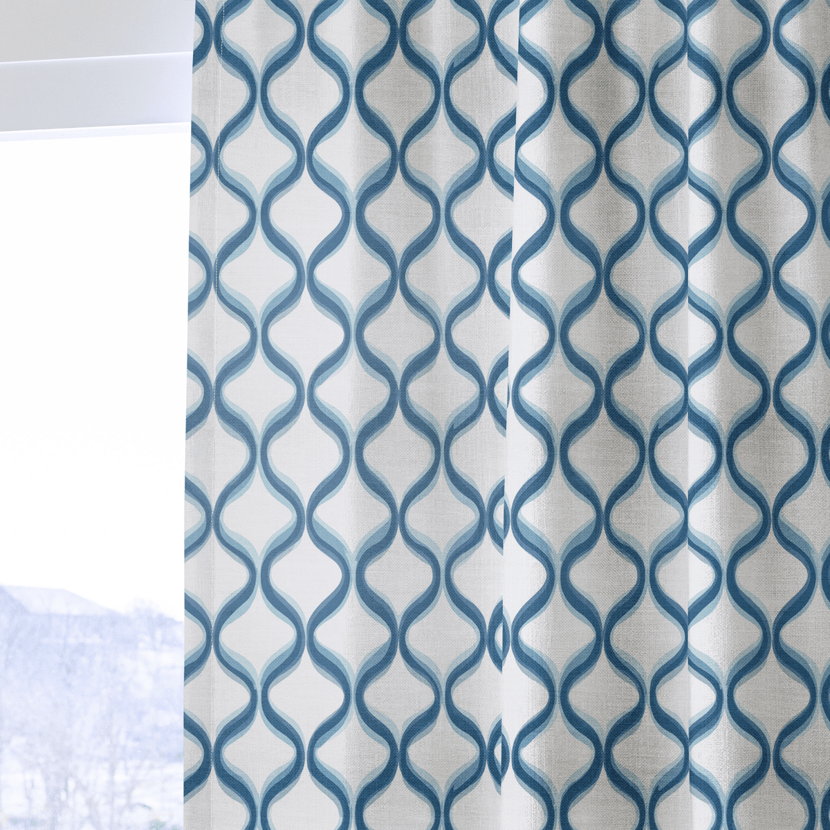 Tidal Wave - Curtain Panel - The Drapery