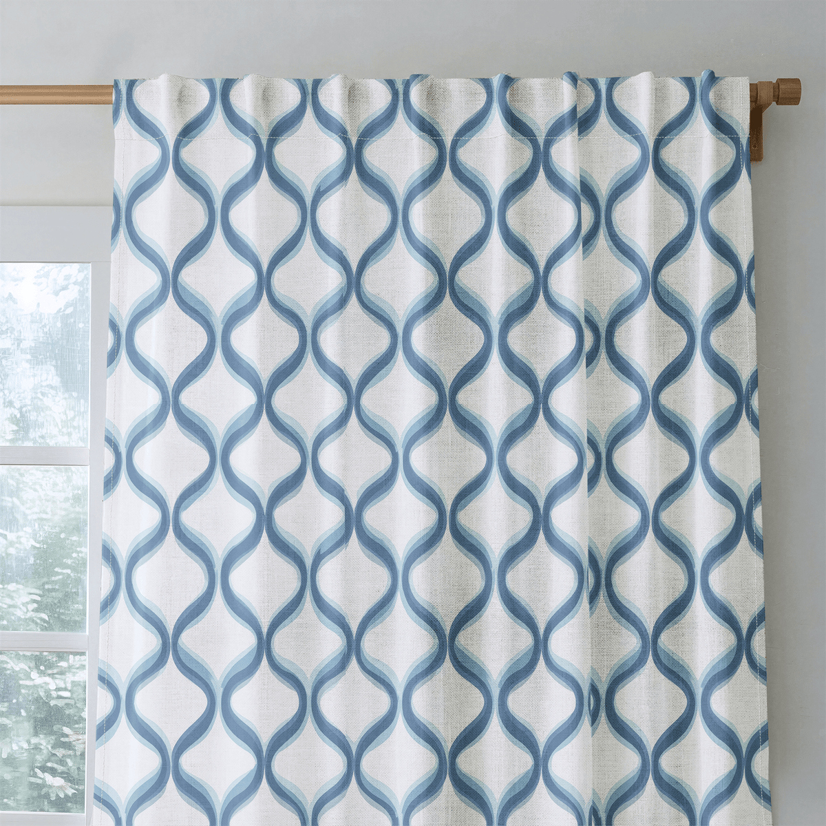 Tidal Wave - Curtain Panel - The Drapery