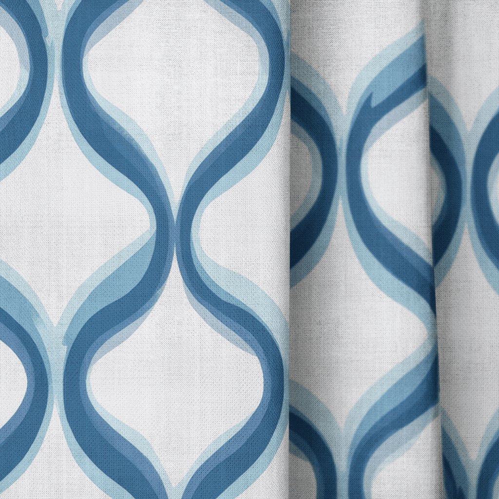 Tidal Wave - Curtain Panel - The Drapery