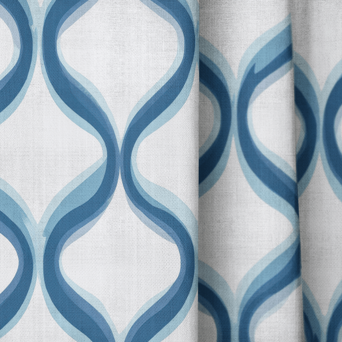Tidal Wave - Curtain Panel - The Drapery