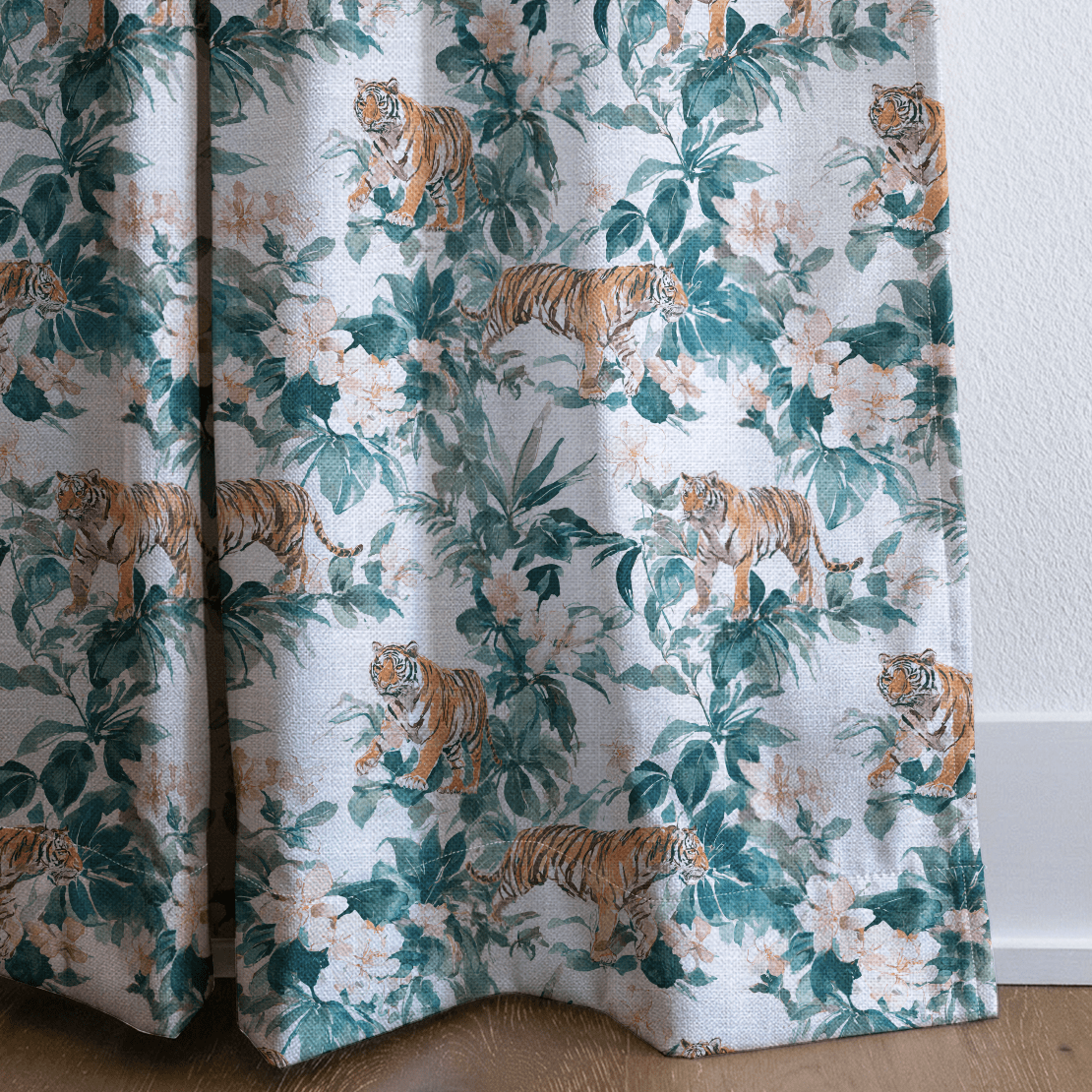 Tiger Gardens - Curtain Panel - The Drapery