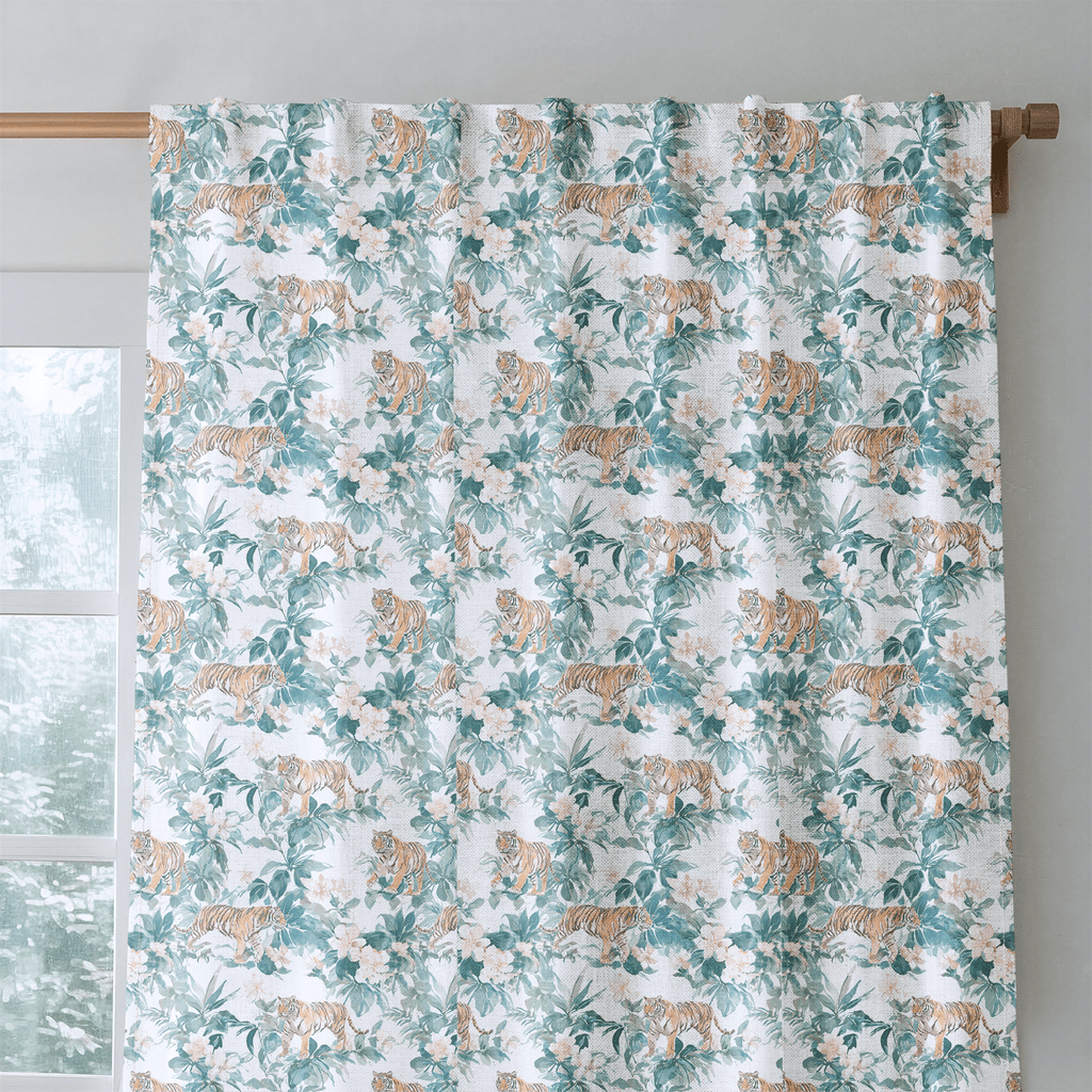 Tiger Gardens - Curtain Panel - The Drapery