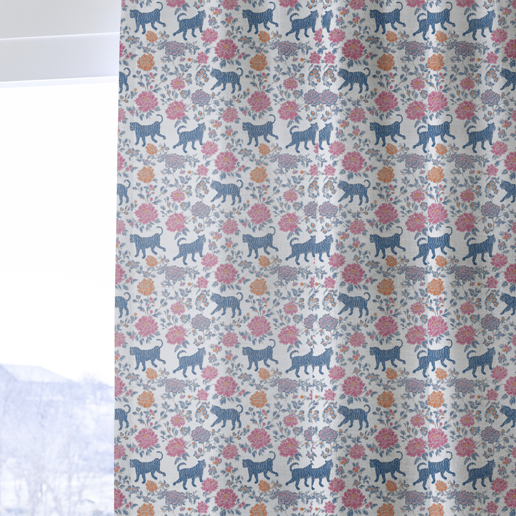 Tiger Queen - Curtain Panel - The Drapery