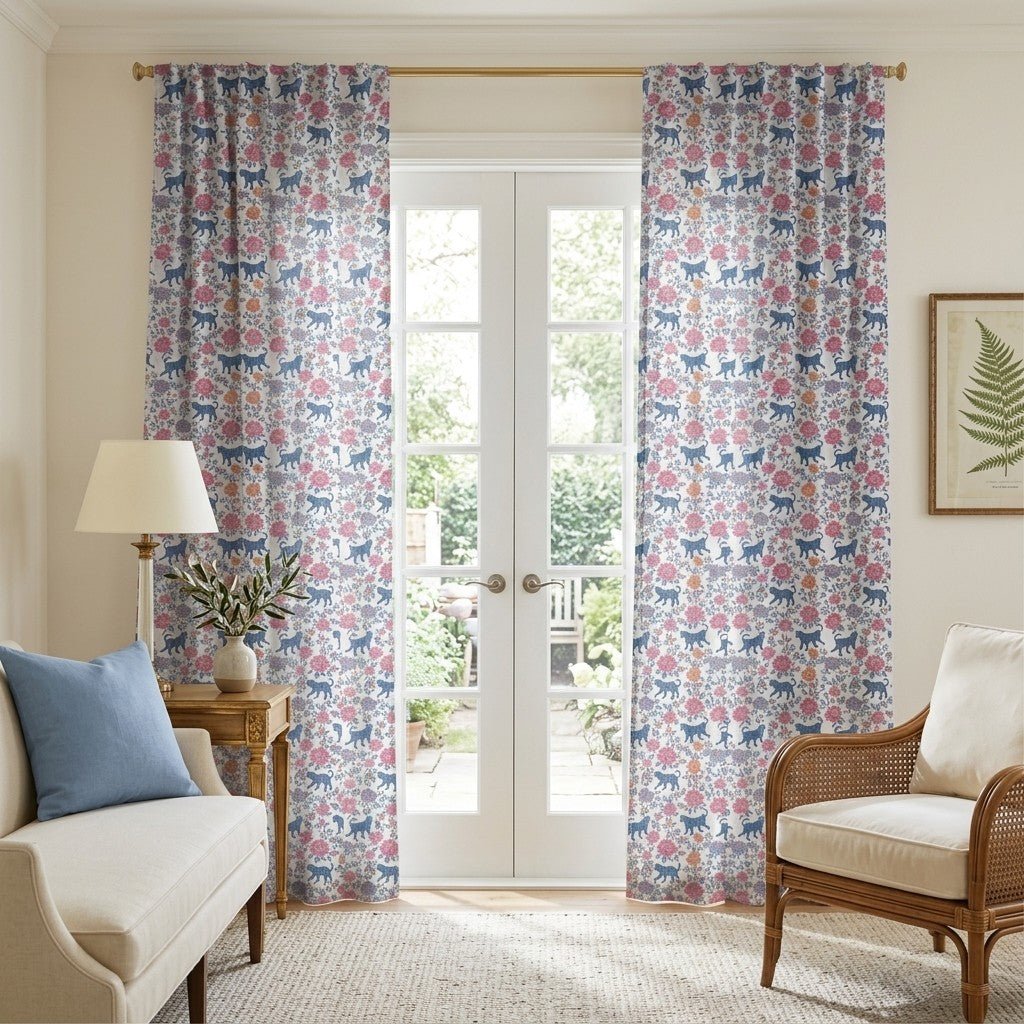 Tiger Queen - Curtain Panel - The Drapery