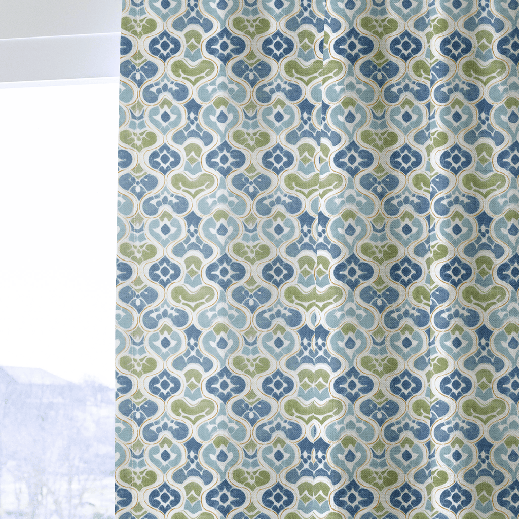 Tile Talk - Curtain Panel - The Drapery