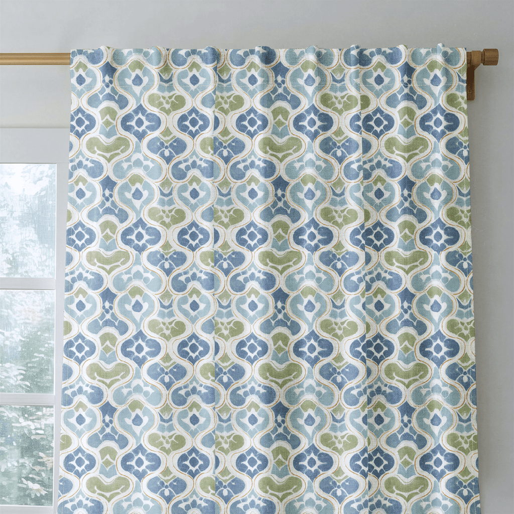 Tile Talk - Curtain Panel - The Drapery