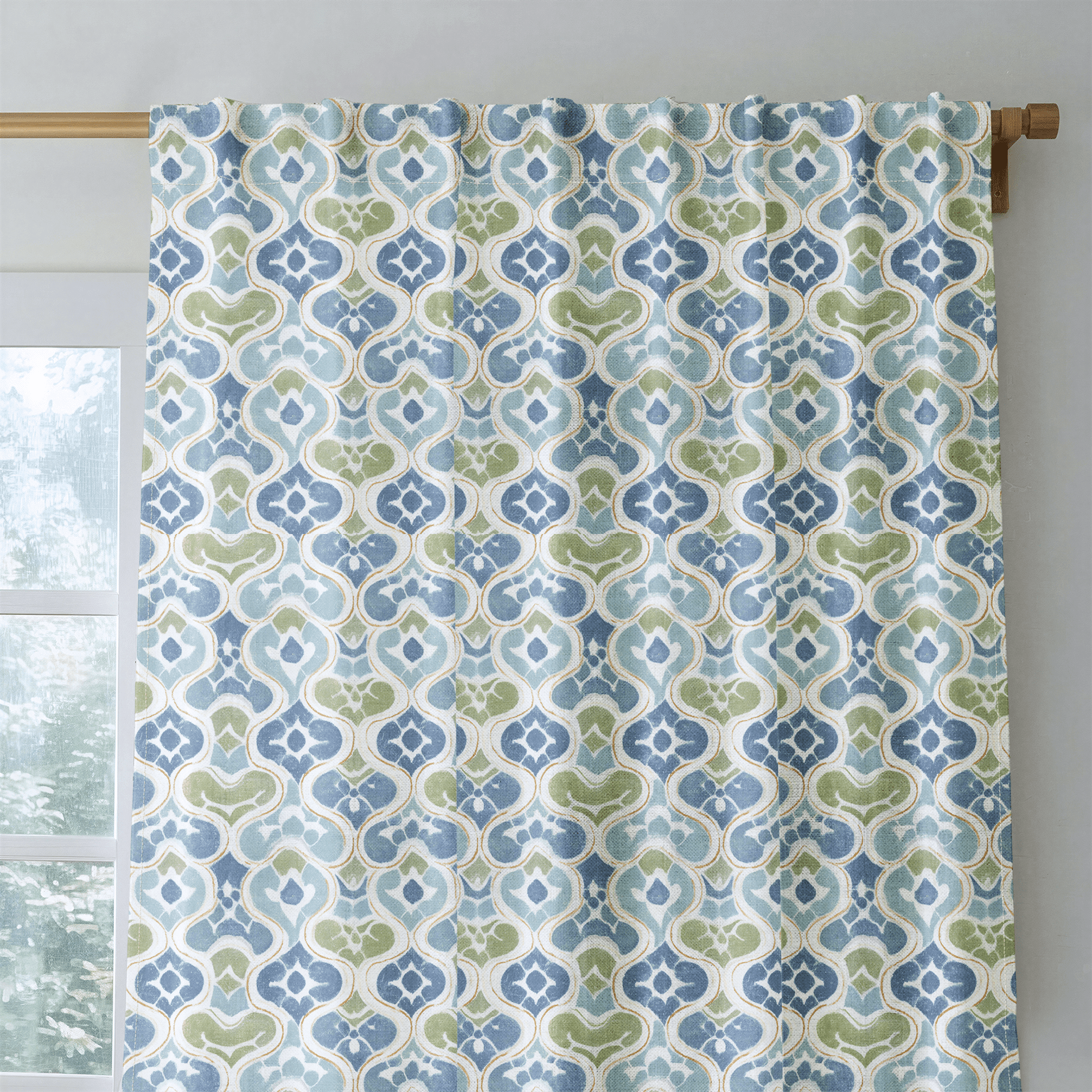 Tile Talk - Curtain Panel - The Drapery