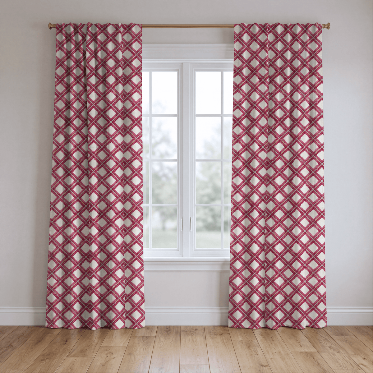 Tinsel Lattice - Curtain Panel - The Drapery