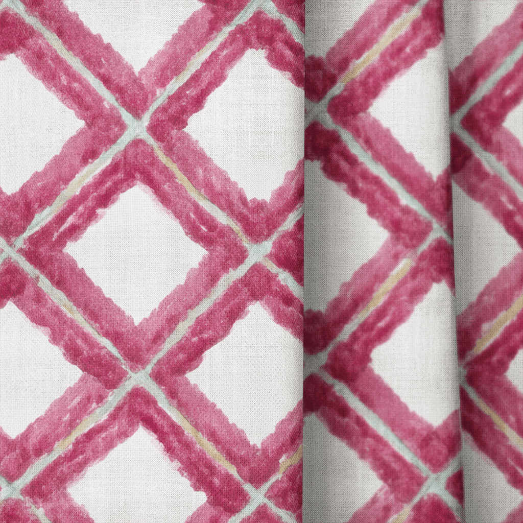 Tinsel Lattice - Curtain Panel - The Drapery
