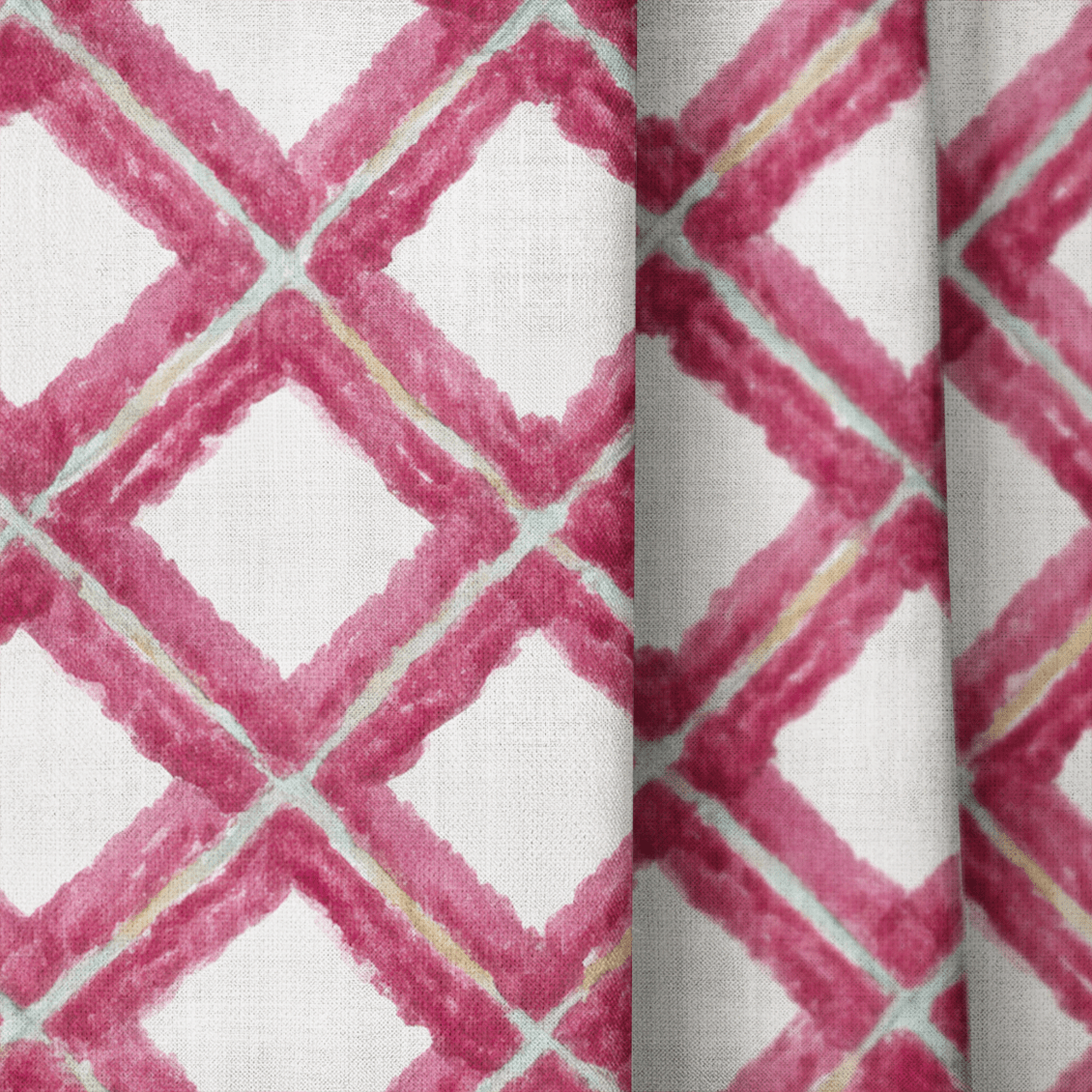 Tinsel Lattice - Curtain Panel - The Drapery