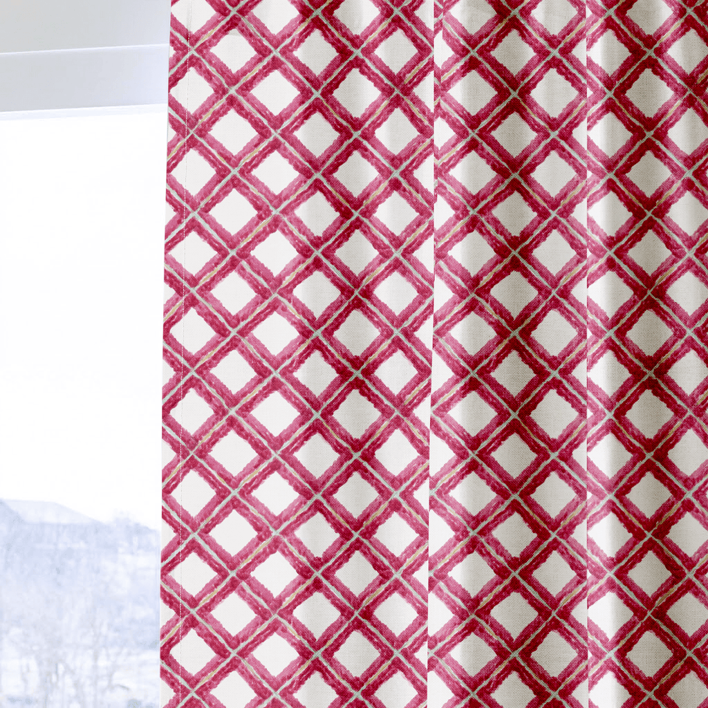 Tinsel Lattice - Curtain Panel - The Drapery
