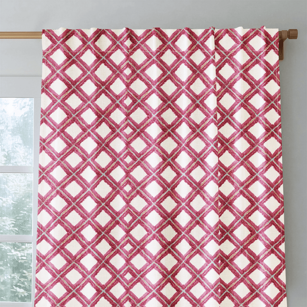 Tinsel Lattice - Curtain Panel - The Drapery