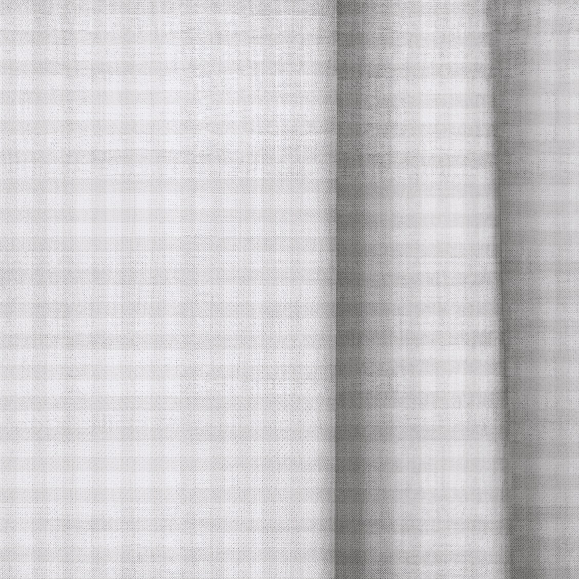 Tiny Check Oatmilk - Curtain Panel - The Drapery