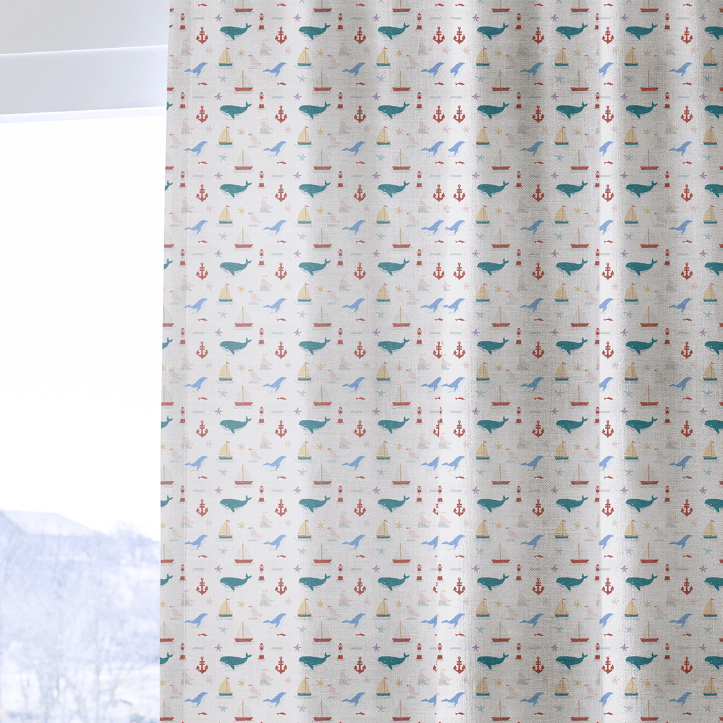 Tiny Sea - Curtain Panel - The Drapery