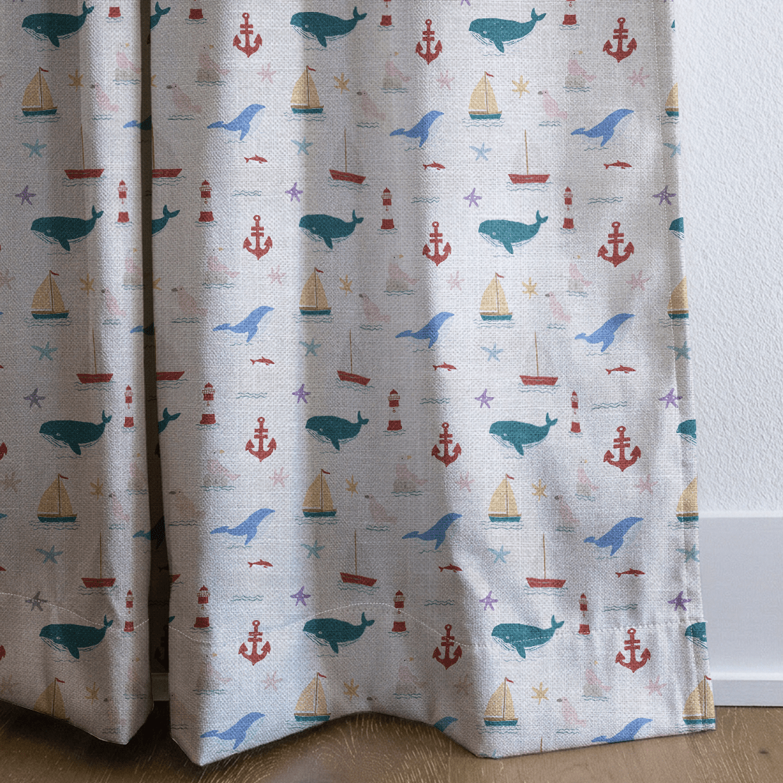 Tiny Sea - Curtain Panel - The Drapery
