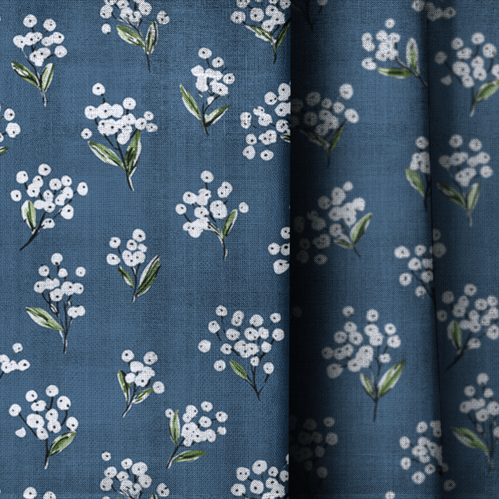 Tivian Blossoms - Curtain Panel - The Drapery