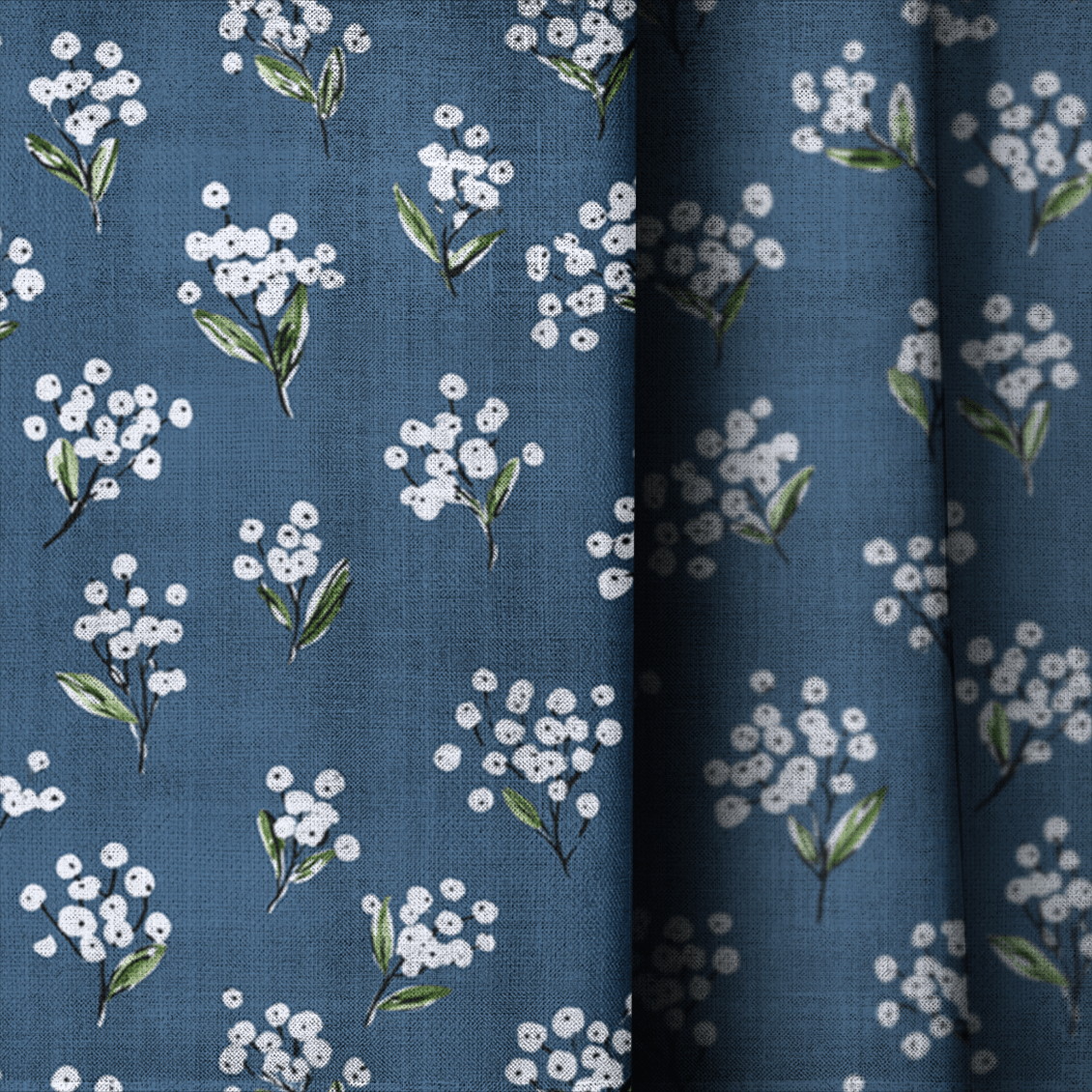 Tivian Blossoms - Curtain Panel - The Drapery
