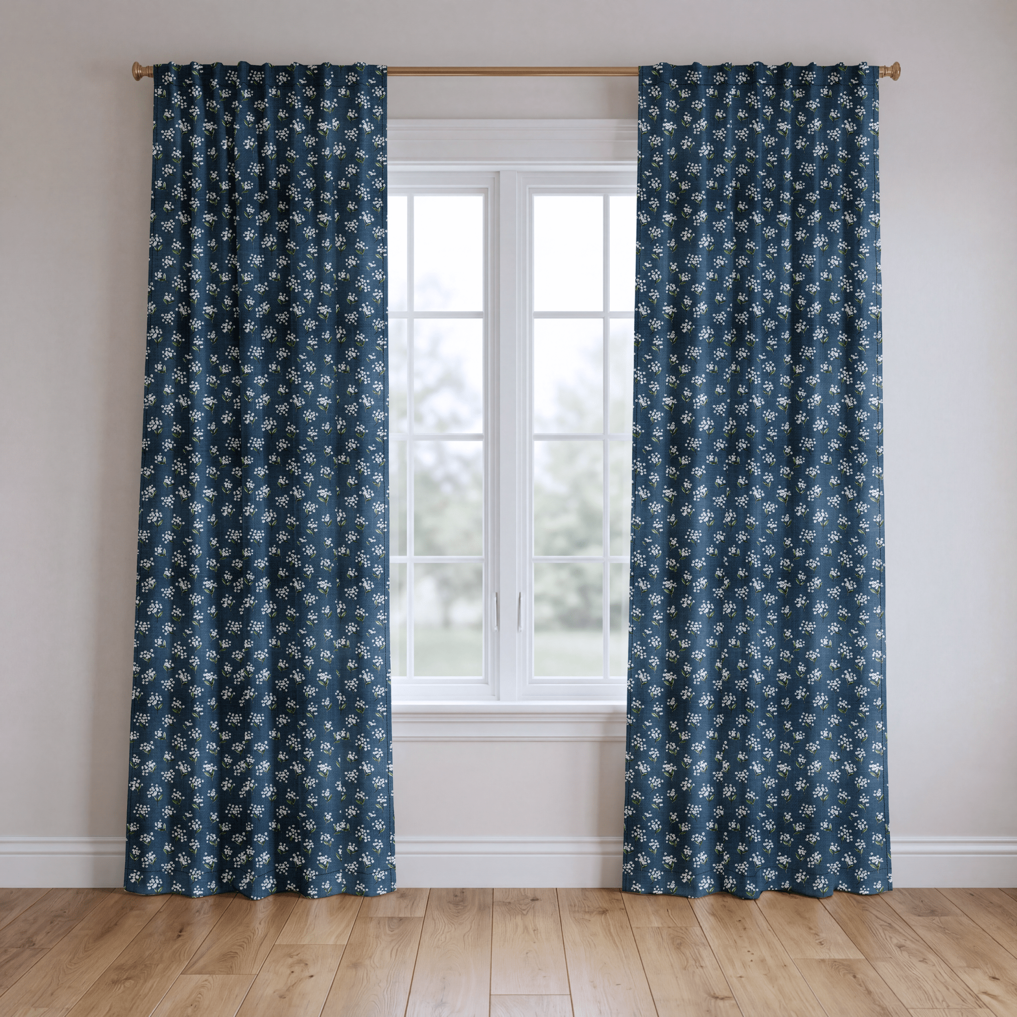 Tivian Blossoms - Curtain Panel - The Drapery