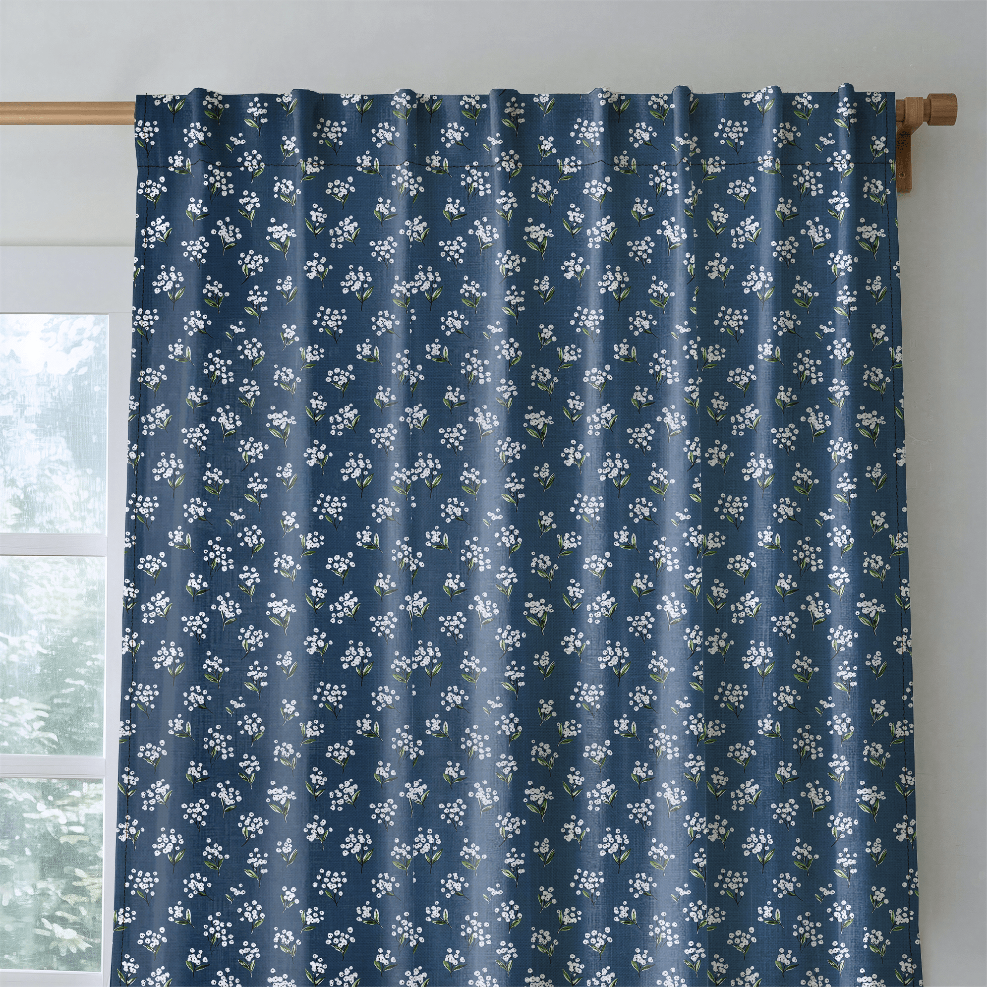 Tivian Blossoms - Curtain Panel - The Drapery
