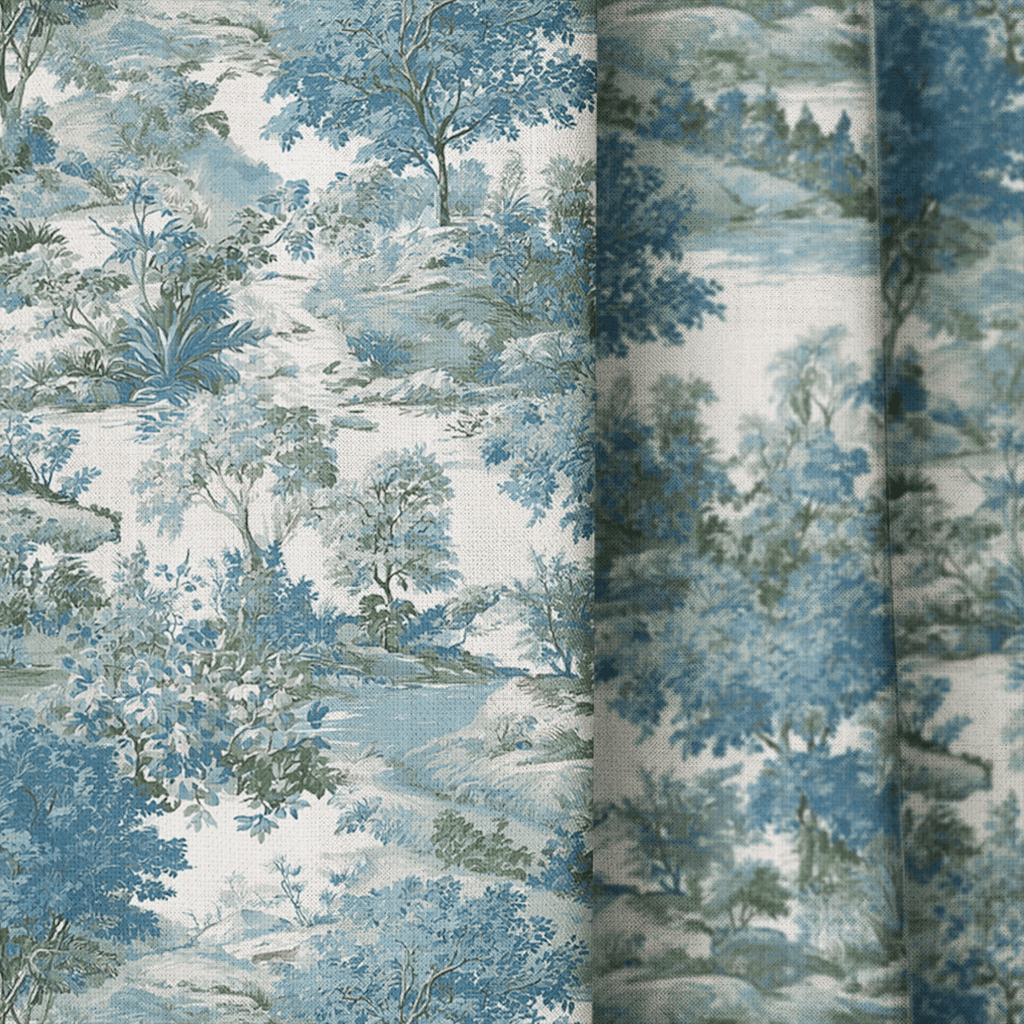 Toile de Jouy - Curtain Panel - The Drapery