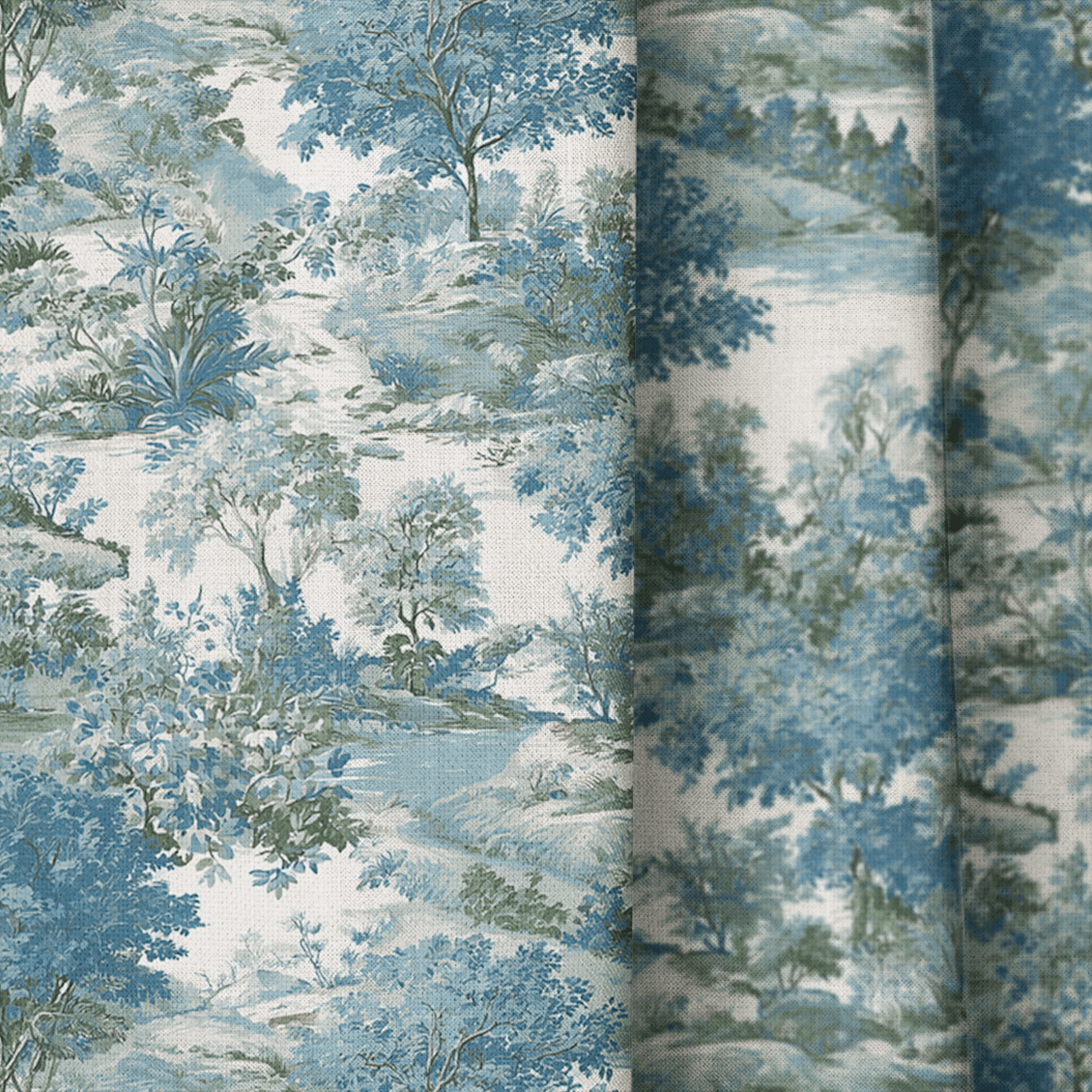 Toile de Jouy - Curtain Panel - The Drapery