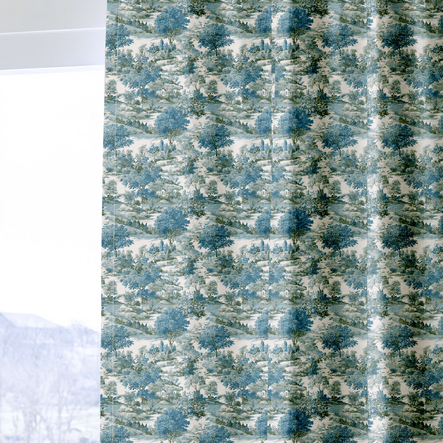 Toile de Jouy - Curtain Panel - The Drapery