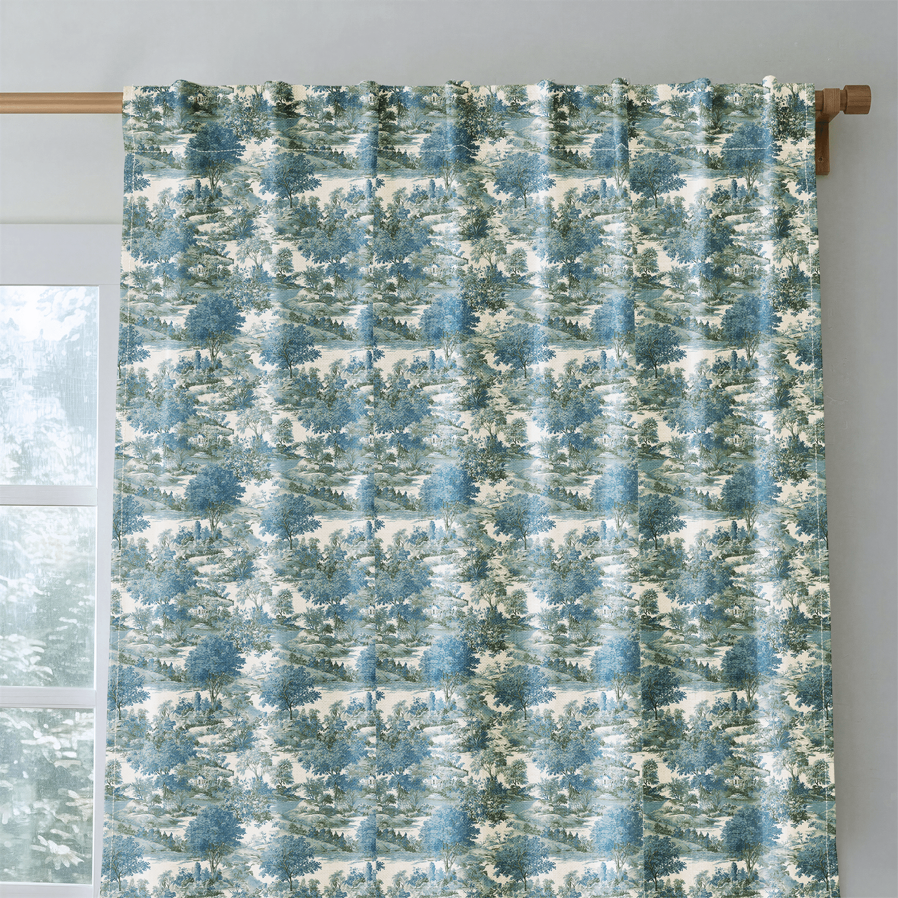 Toile de Jouy - Curtain Panel - The Drapery