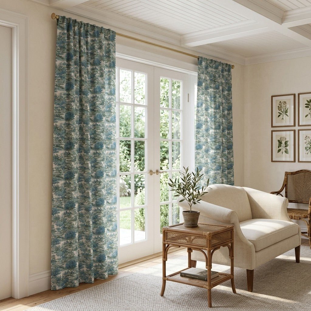 Toile de Jouy - Curtain Panel - The Drapery