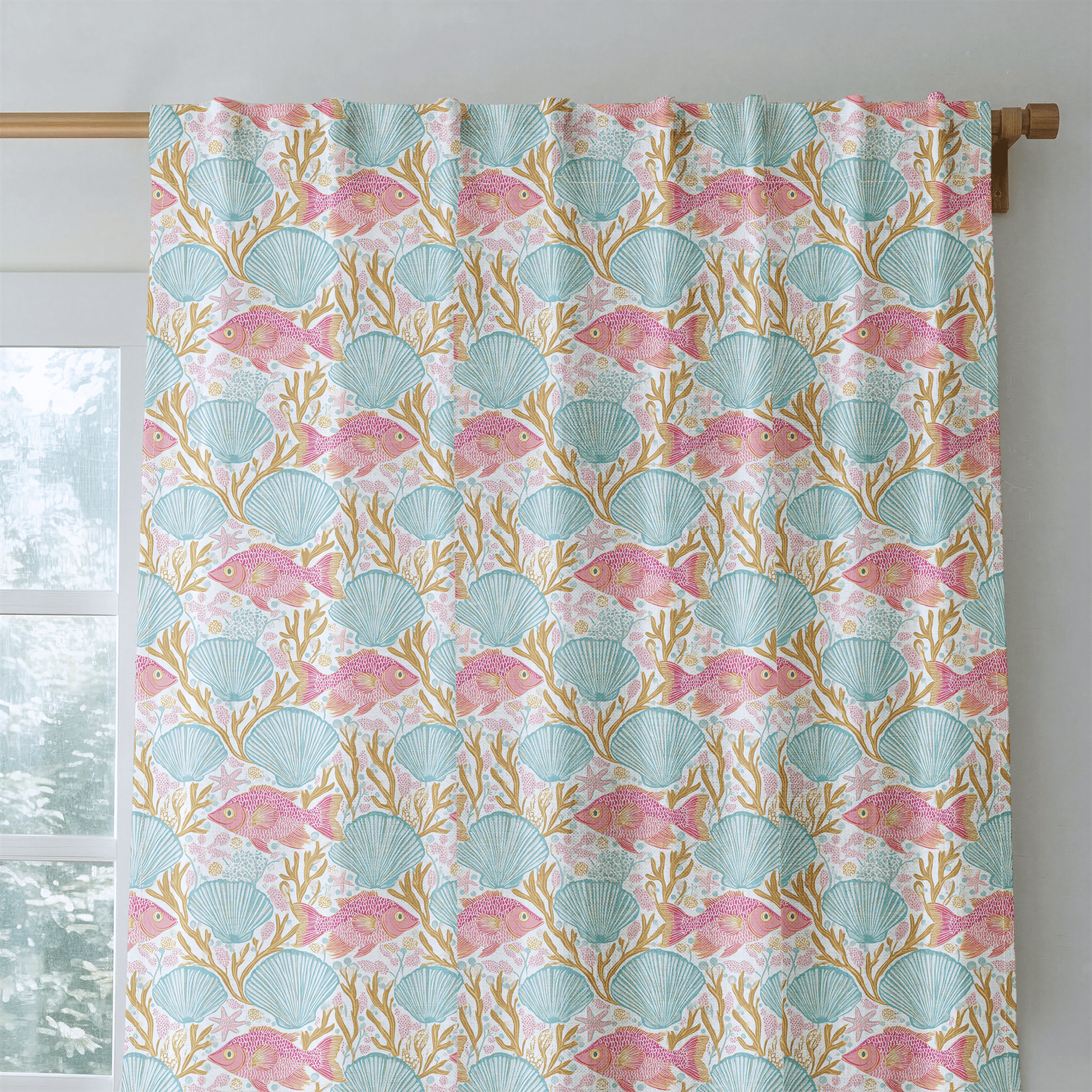 Tropical Reef - Curtain Panel - The Drapery