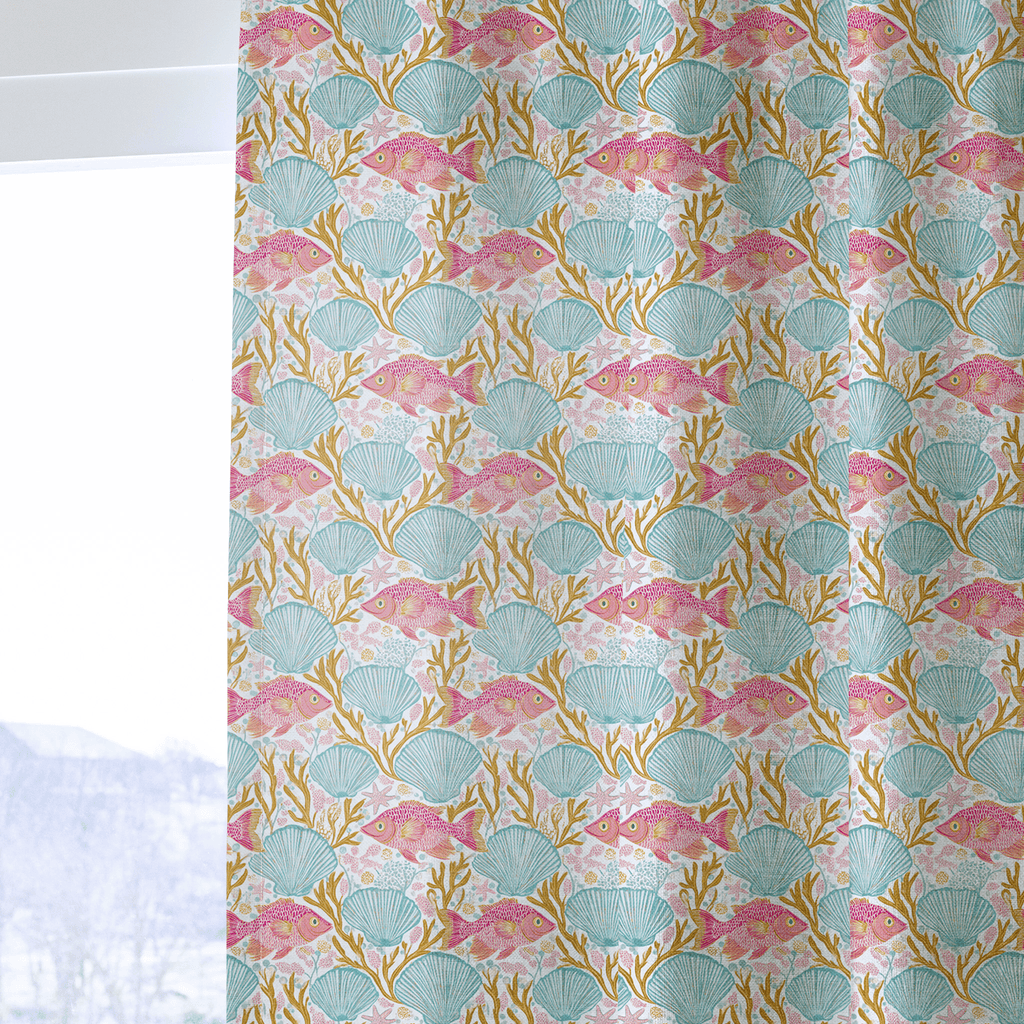 Tropical Reef - Curtain Panel - The Drapery