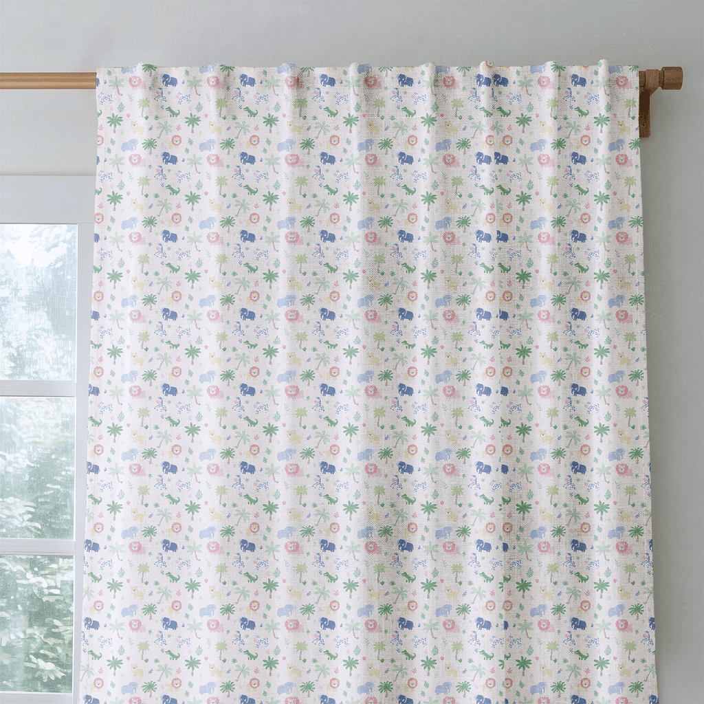 Tropical Zoo - Curtain Panel - The Drapery